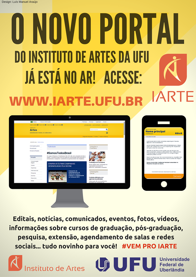 Cartaz criado por Luís Manuel Araújo